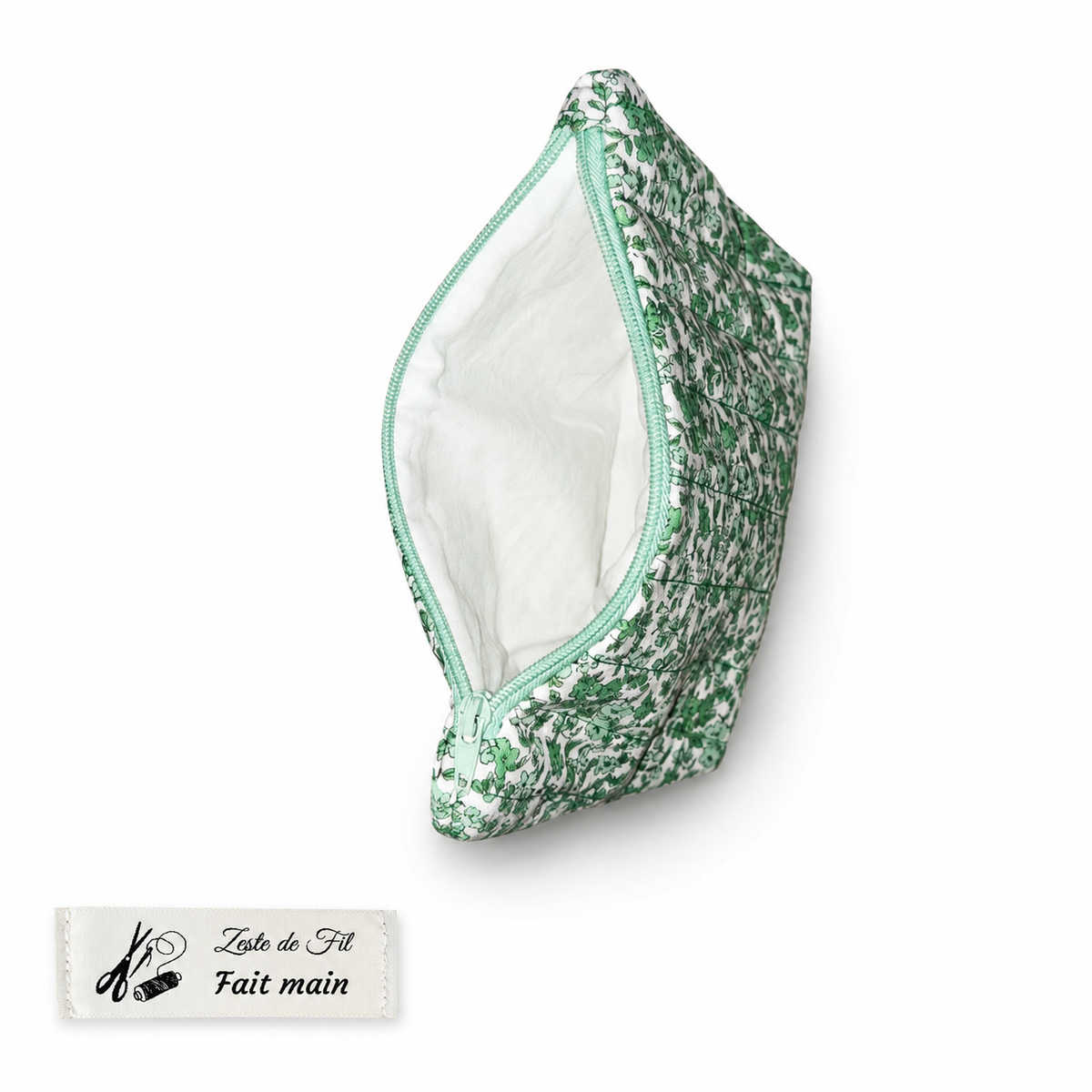 Set Fleuri Vert Sauge
