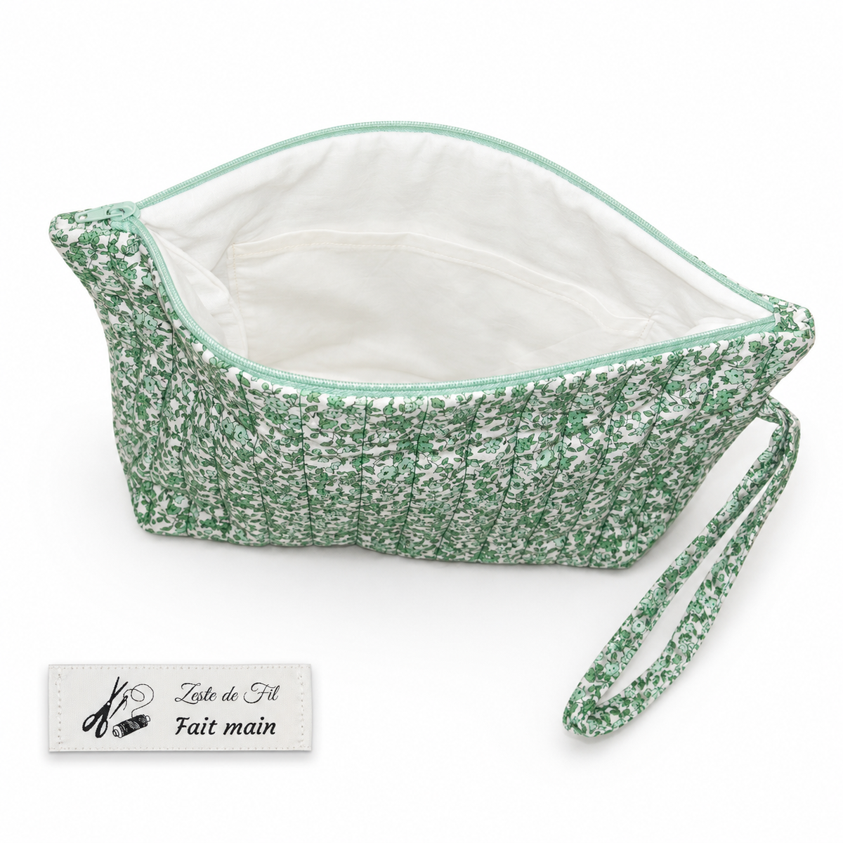 Set Fleuri Vert Sauge